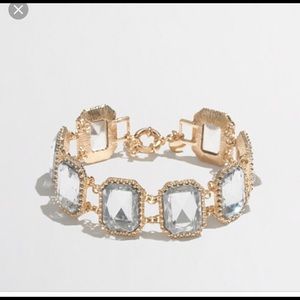 J. Crew Crystal Pillow Bracelet